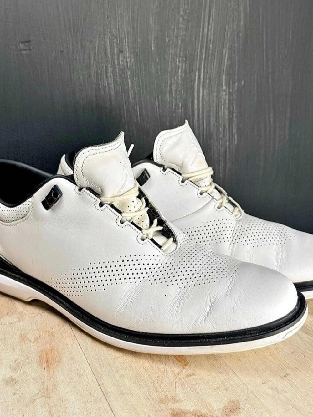 Jordan ADG 3 Golf Sneakers White & Black US 12.5